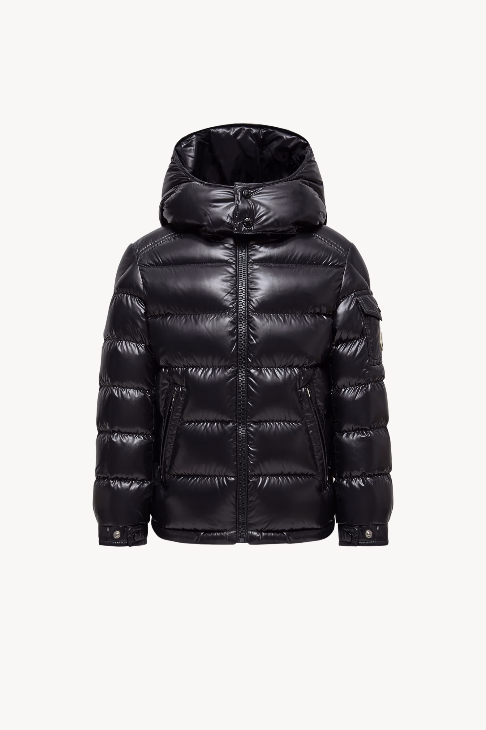 Nouvelle doudoune à capuche Moncler Maya Garçon Noir Moncler 0